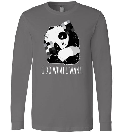Panda Do What I Want Long Sleeve