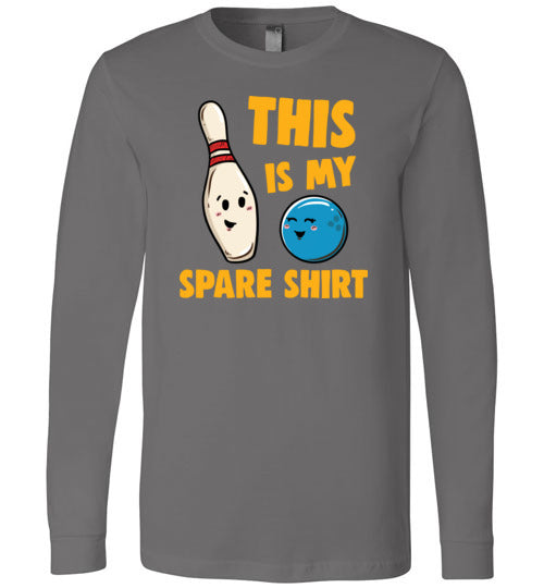 Bowling This Is My Spare Shirt Long Sleeve