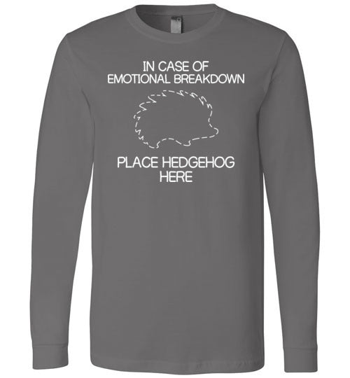 Hedgehog Emotional Breakdown Long Sleeve