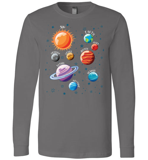 Solar System Planets Long Sleeve