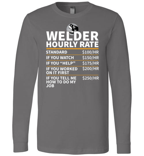 Welder Hourly Rate Long Sleeve