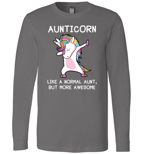 Aunticorn Unicorn Aunt Long Sleeve