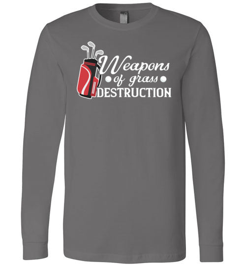 Golf Weapons Of Grass Destruction Long Sleeve