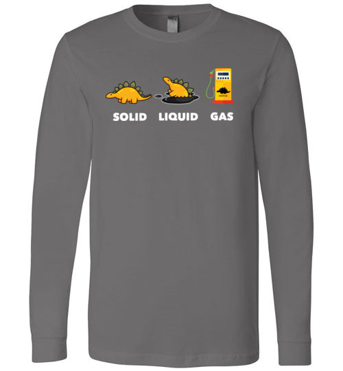 Dinosaur Solid Liquid Gas Long Sleeve