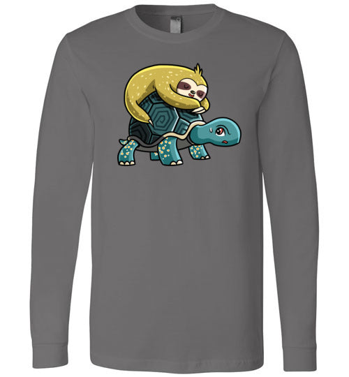 Sloth Riding Turtle Long Sleeve
