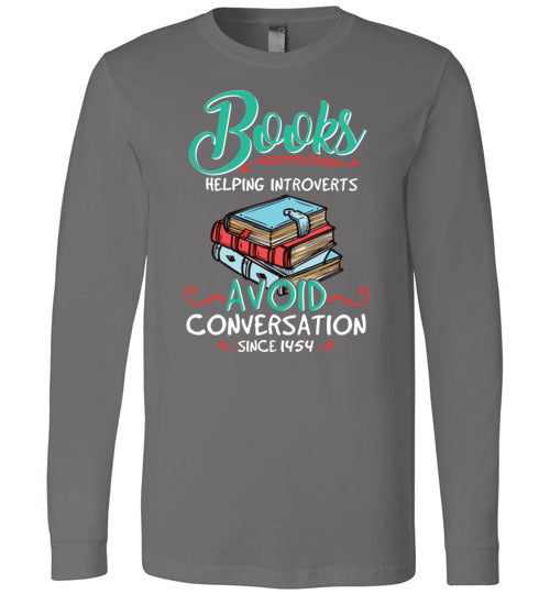 Books Helping Introverts Long Sleeve
