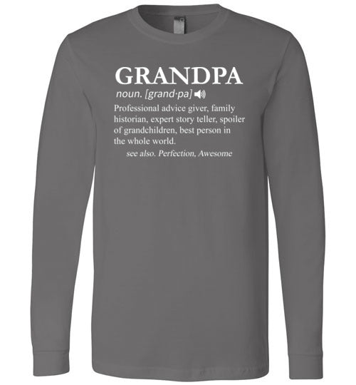 Grandpa Definition Long Sleeve