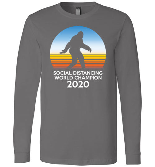 Bigfoot Social Distancing World Champion Long Sleeve