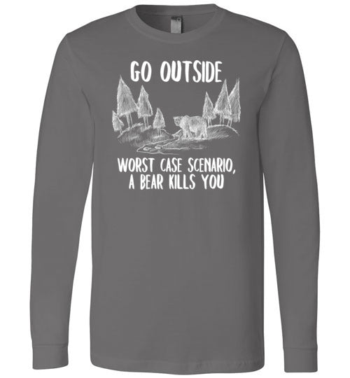 Go Outside Bear Long Sleeve
