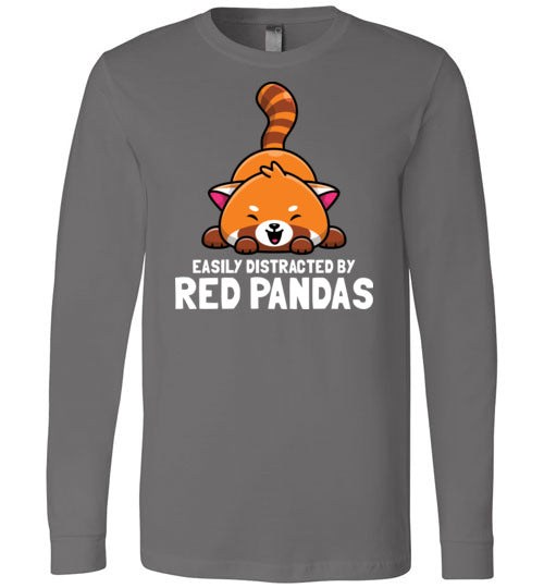 Red Pandas Easily Distracted Long Sleeve