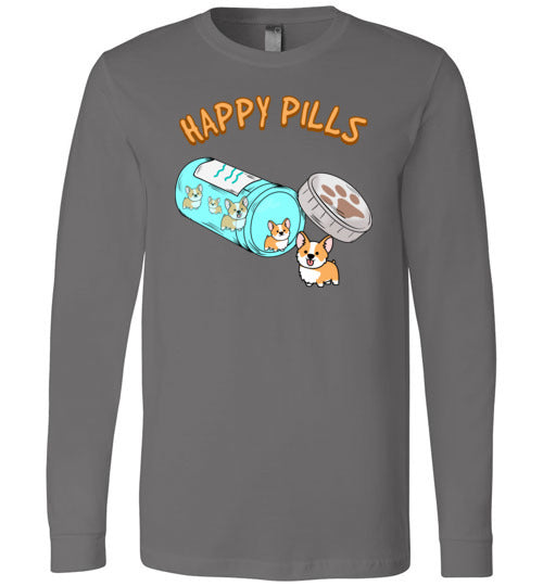 Happy Pills Corgi Long Sleeve