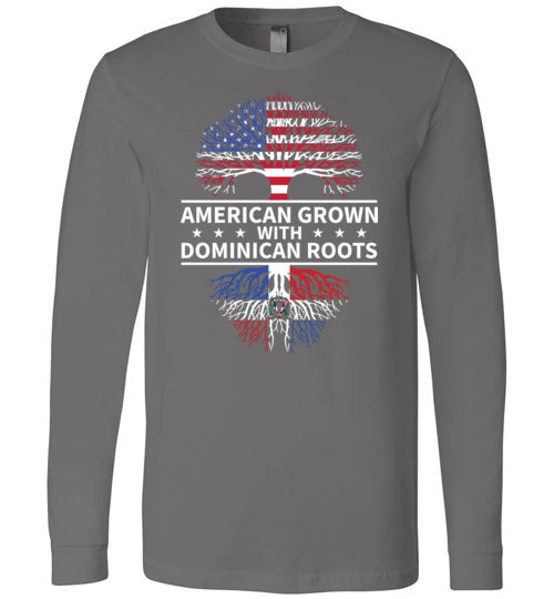 American Grown With Dominican Roots Long Sleeve