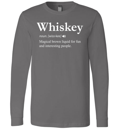 Whiskey Definition Long Sleeve