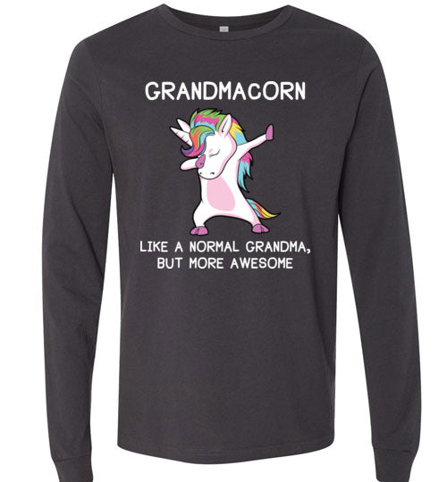 Grandmacorn Grandma Unicorn Long Sleeve