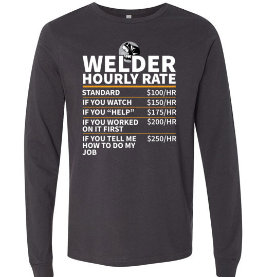 Welder Hourly Rate Long Sleeve