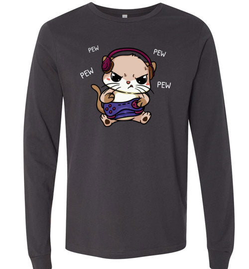 Gaming Kitty Cat Long Sleeve