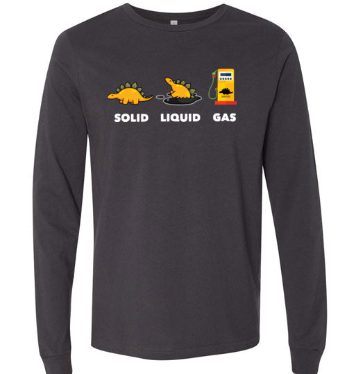 Dinosaur Solid Liquid Gas Long Sleeve