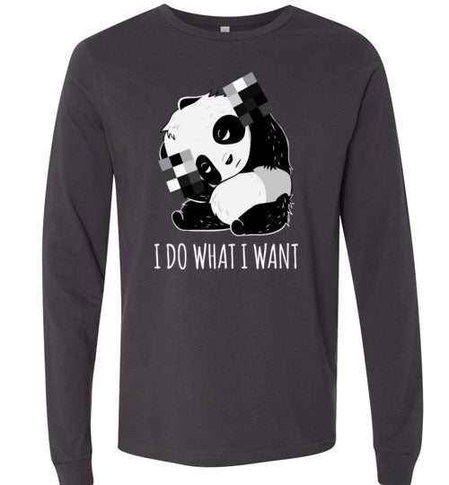 Panda Do What I Want Long Sleeve