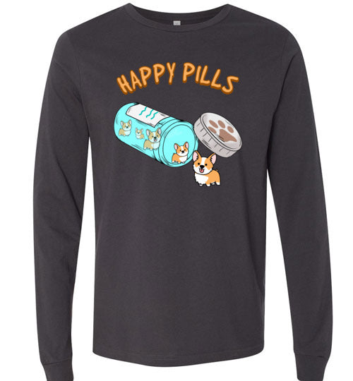 Happy Pills Corgi Long Sleeve