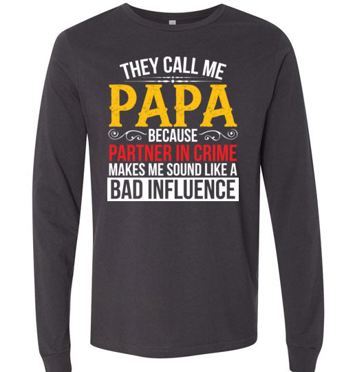 Papa Partner In Crime Long Sleeve