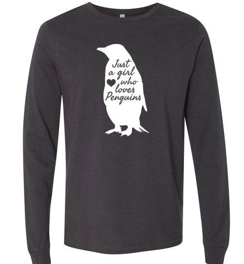 Just A Girl Who Loves Penguins Long Sleeve