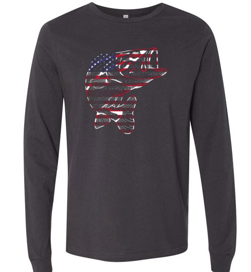 Bass Flag Fishing Long Sleeve