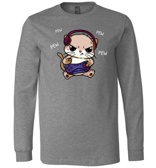 Gaming Kitty Cat Long Sleeve