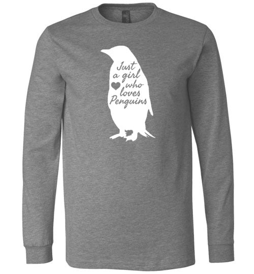 Just A Girl Who Loves Penguins Long Sleeve