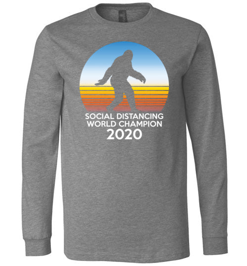 Bigfoot Social Distancing World Champion Long Sleeve