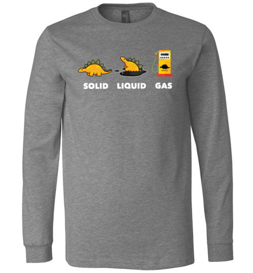 Dinosaur Solid Liquid Gas Long Sleeve