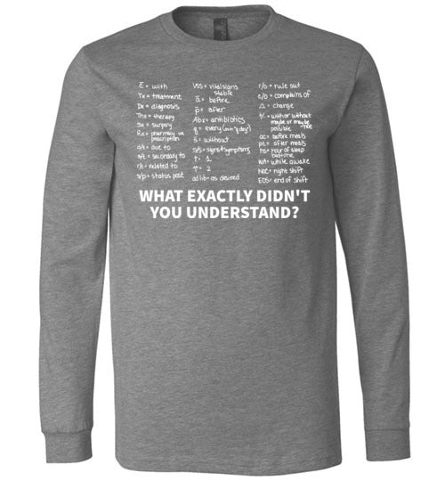 Nurse Shorthand Long Sleeve