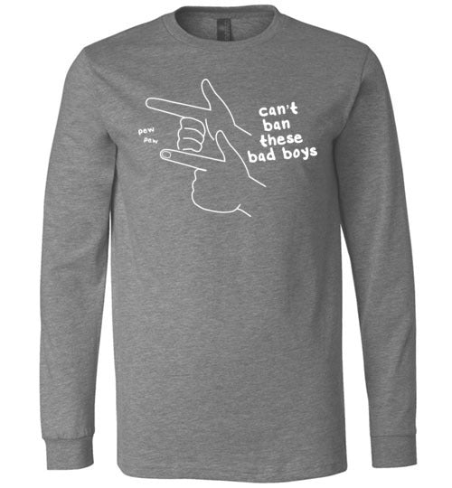 Fingergun Cant Ban Long Sleeve