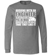 Arguing With An Engineer Pig In Mud Long Sleeve