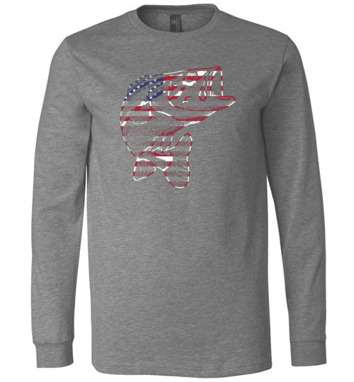 Bass Flag Fishing Long Sleeve
