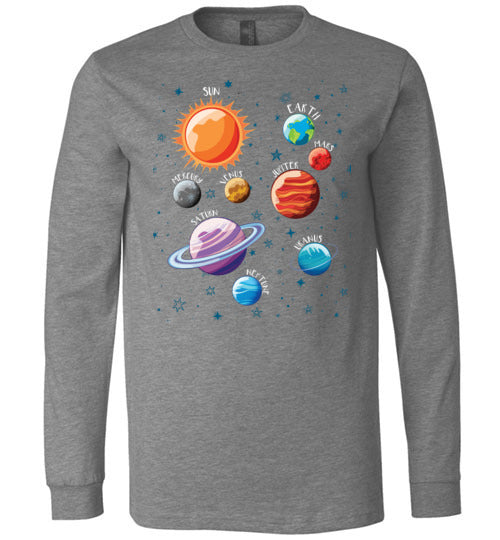 Solar System Planets Long Sleeve