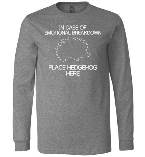Hedgehog Emotional Breakdown Long Sleeve