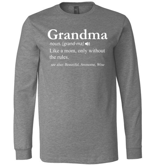 Grandma Definition Long Sleeve