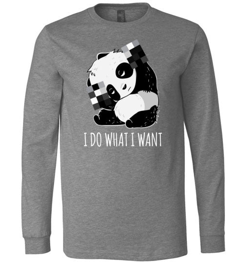 Panda Do What I Want Long Sleeve