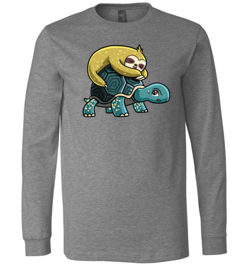 Sloth Riding Turtle Long Sleeve