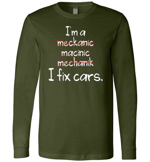 Mechanic Spelling Long Sleeve
