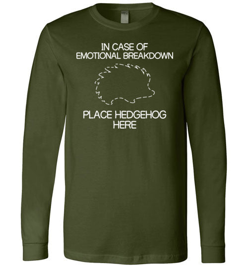 Hedgehog Emotional Breakdown Long Sleeve