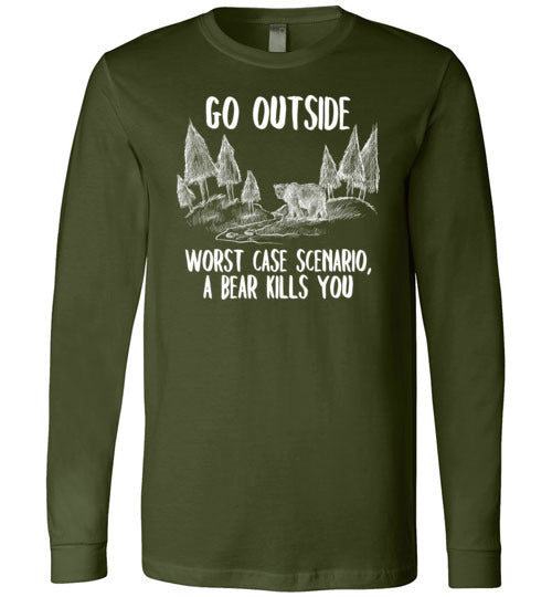 Go Outside Bear Long Sleeve