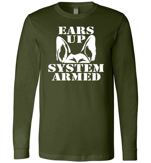 Ears Up System Armed German Shepherd Long Sleeve