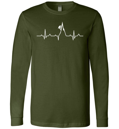 Mountain Climbing Heartbeat Long Sleeve