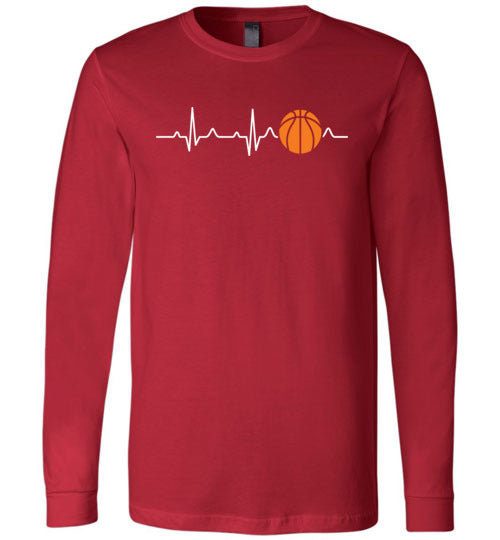Basketball Heartbeat Long Sleeve