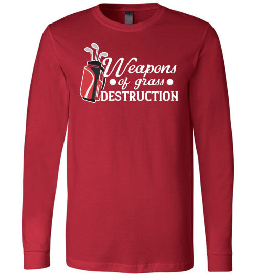 Golf Weapons Of Grass Destruction Long Sleeve