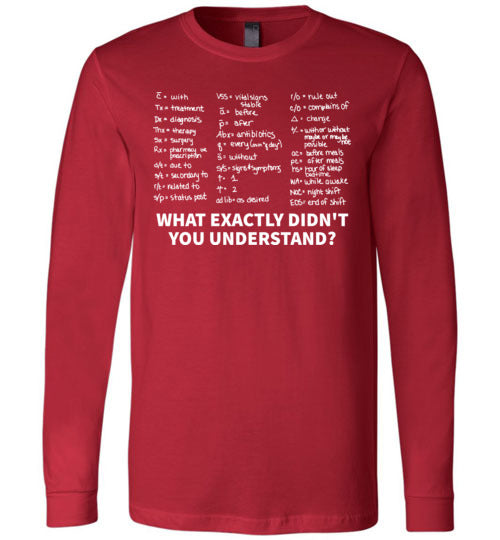 Nurse Shorthand Long Sleeve