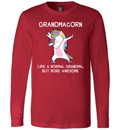 Grandmacorn Grandma Unicorn Long Sleeve