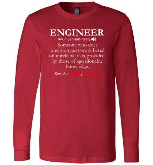 Engineer Definition Long Sleeve