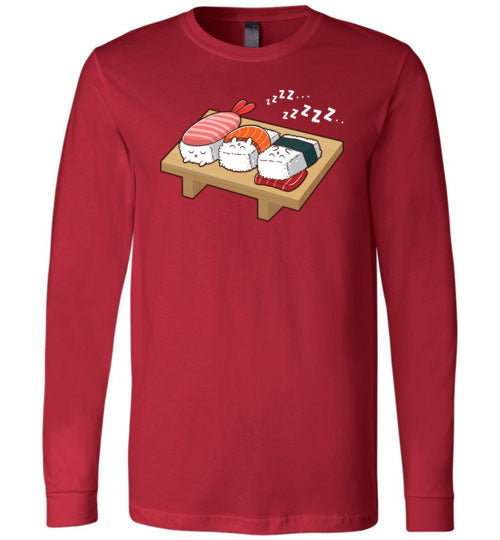 Cute Sushi Sleeping Long Sleeve